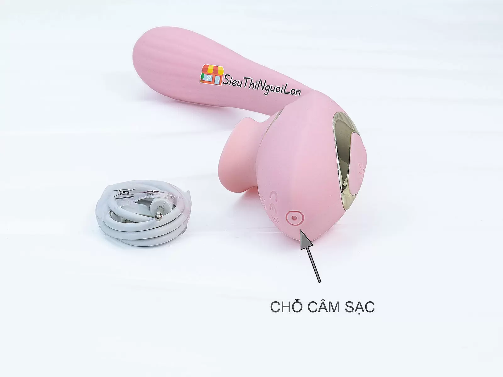 Lưỡi liếm massage DISA 2 đầu pin sạc