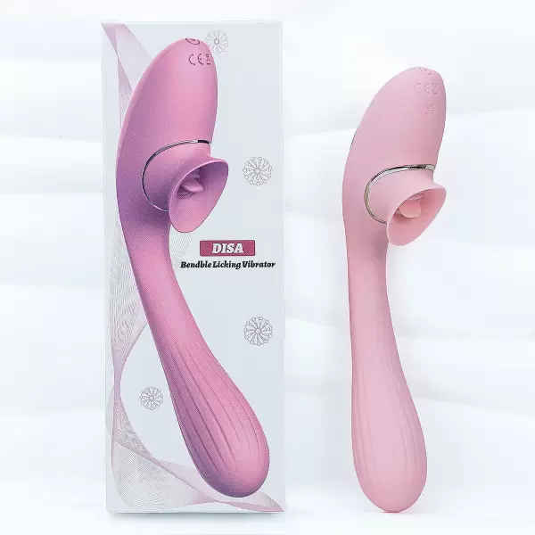 Lưỡi liếm massage DISA 2 đầu pin sạc