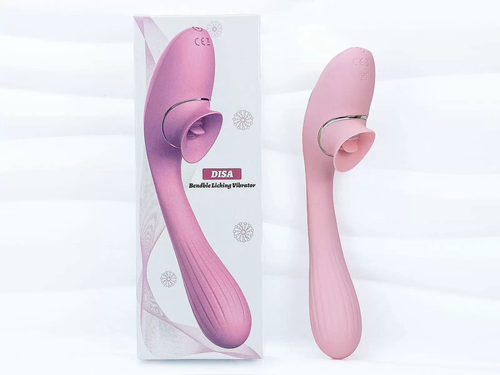 Máy lưỡi liếm DISA 2 đầu – liếm + rung silicon