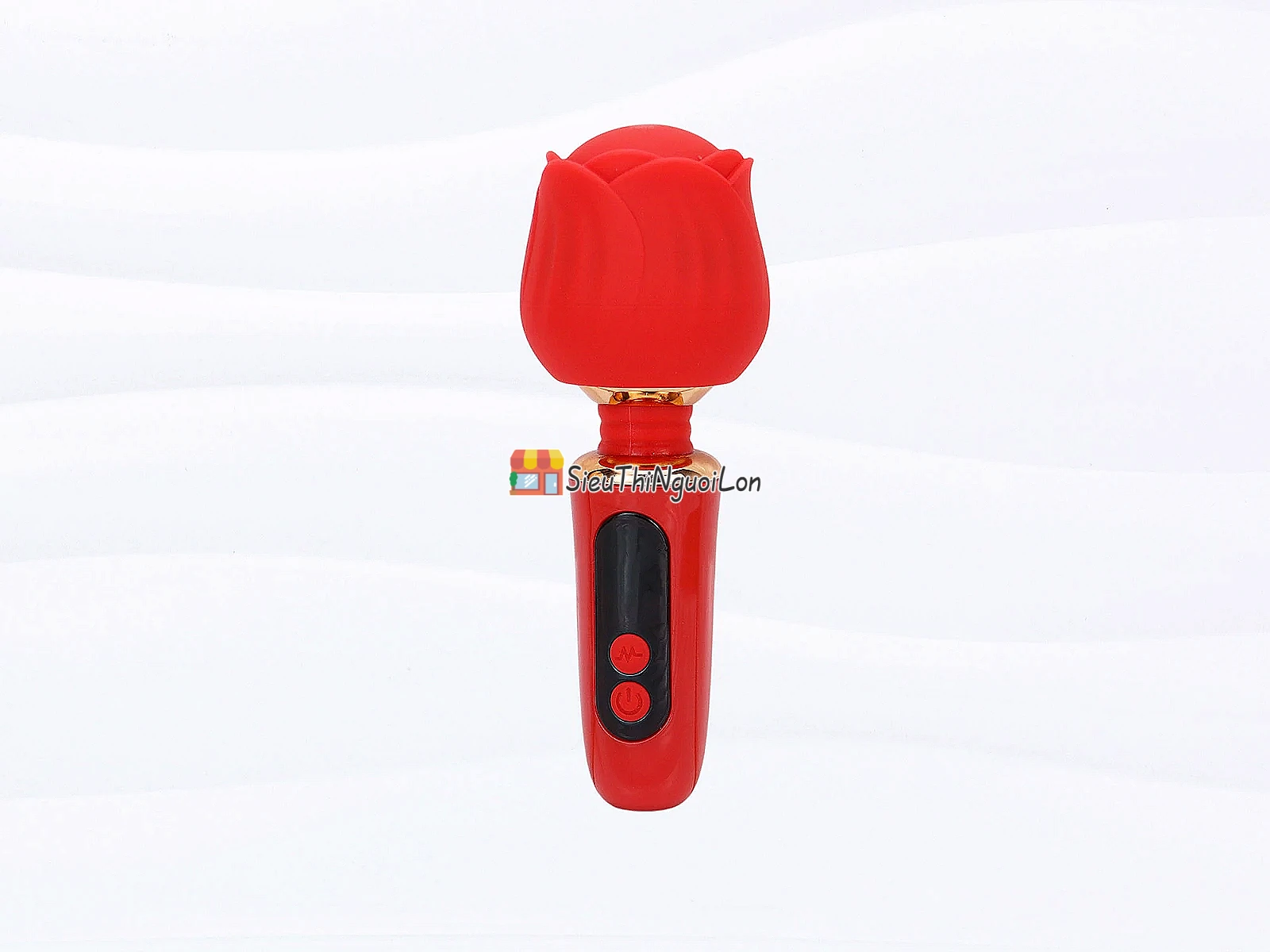 Máy massage điểm G nhánh hoa hồng đỏ