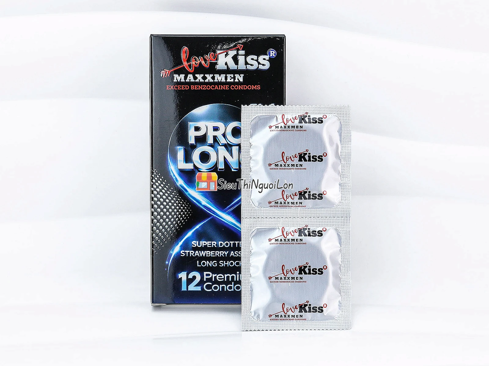 Bao cao su Love Kiss Maxxmen Pro Long 5in1 – kéo dài cuộc yêu