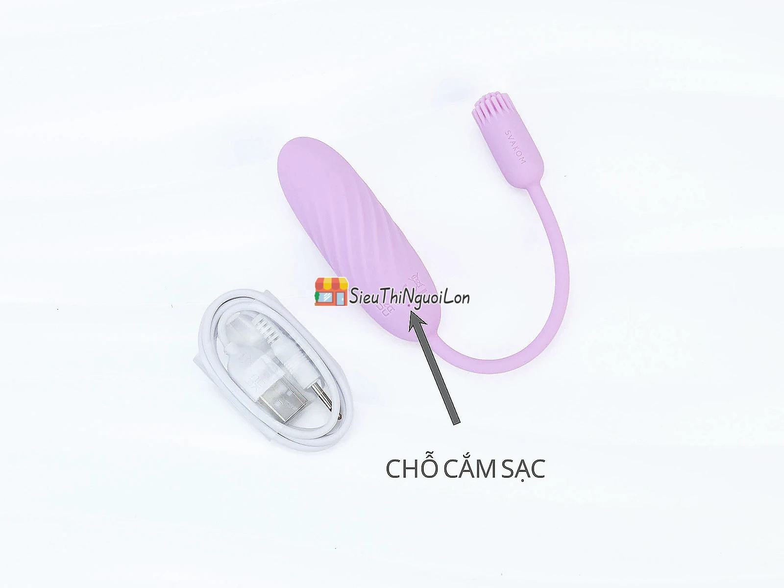 Trứng rung SVAKOM Plume – đuôi cọ mềm, điều khiển qua App