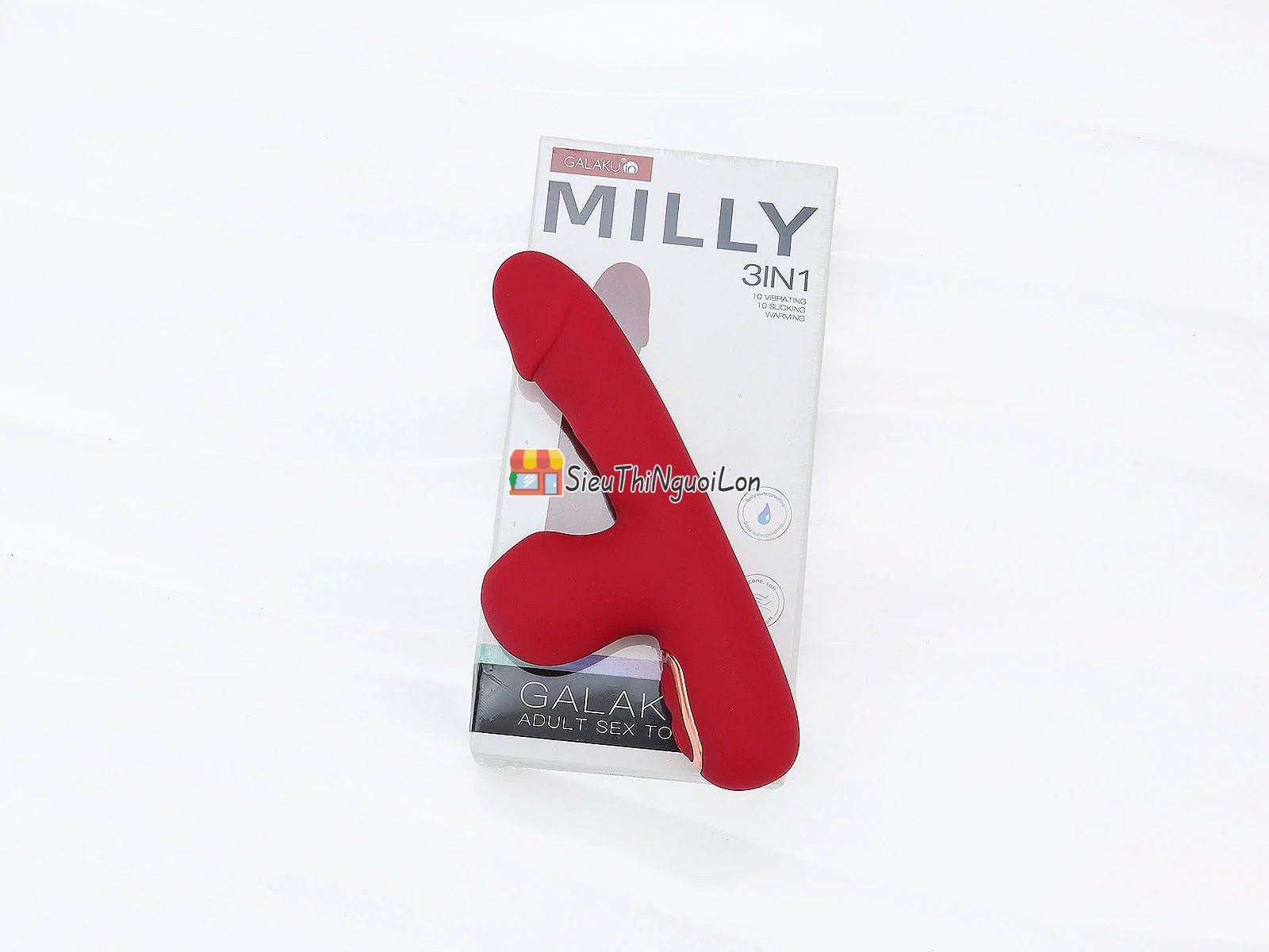 Cu giả đa năng Milly – nhỏ gọn, rung hút massage