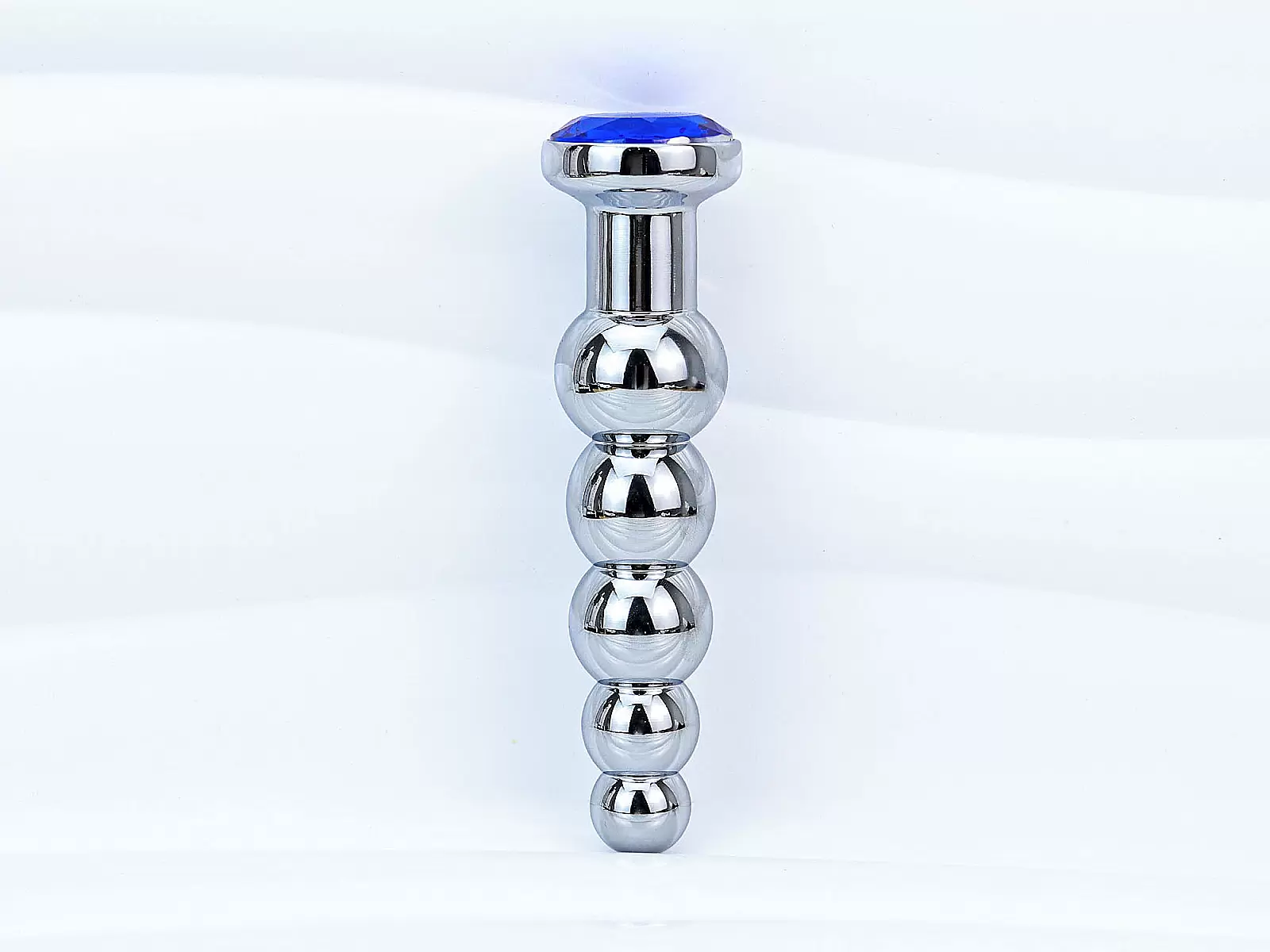 Dụng cụ kích thích hậu môn Inox chân dế pha lê