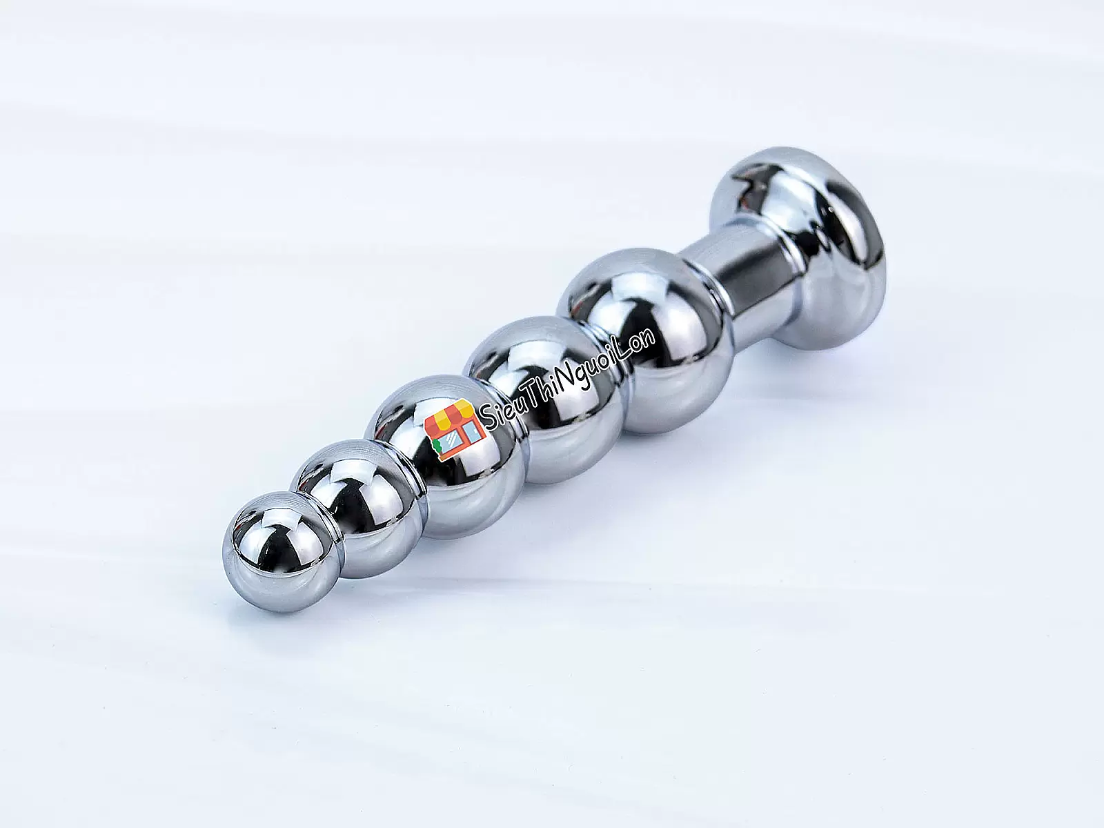 Dụng cụ kích thích hậu môn Inox chân dế pha lê