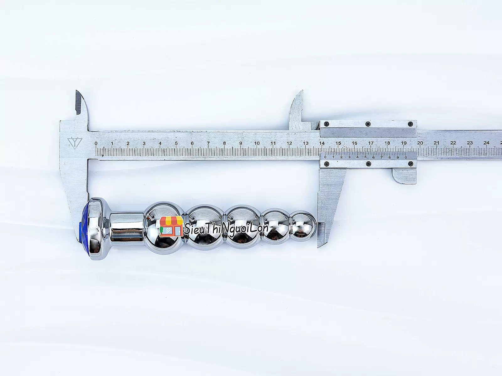 Dụng cụ kích thích hậu môn Inox chân dế pha lê