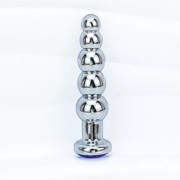 Plug hậu môn inox chân dế pha lê – sang trọng cổ điển
