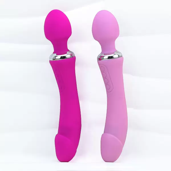Máy massage điểm G rung 2 đầu Double End ấm nóng pin sạc