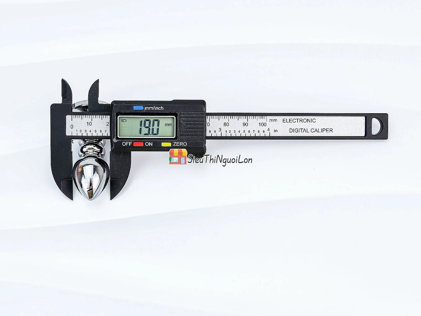 Kích hậu inox xoắn ốc đuôi pha lê cam – mát lạnh, kích thích