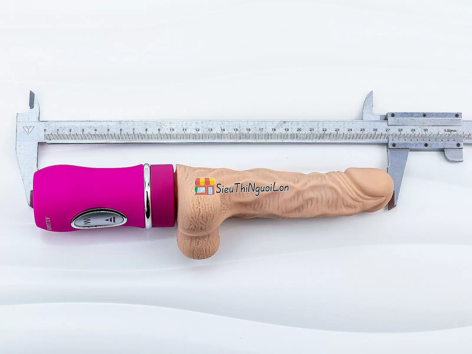 Dương vật giả rung thụt, phát nhiệt Ailighter pin sạc