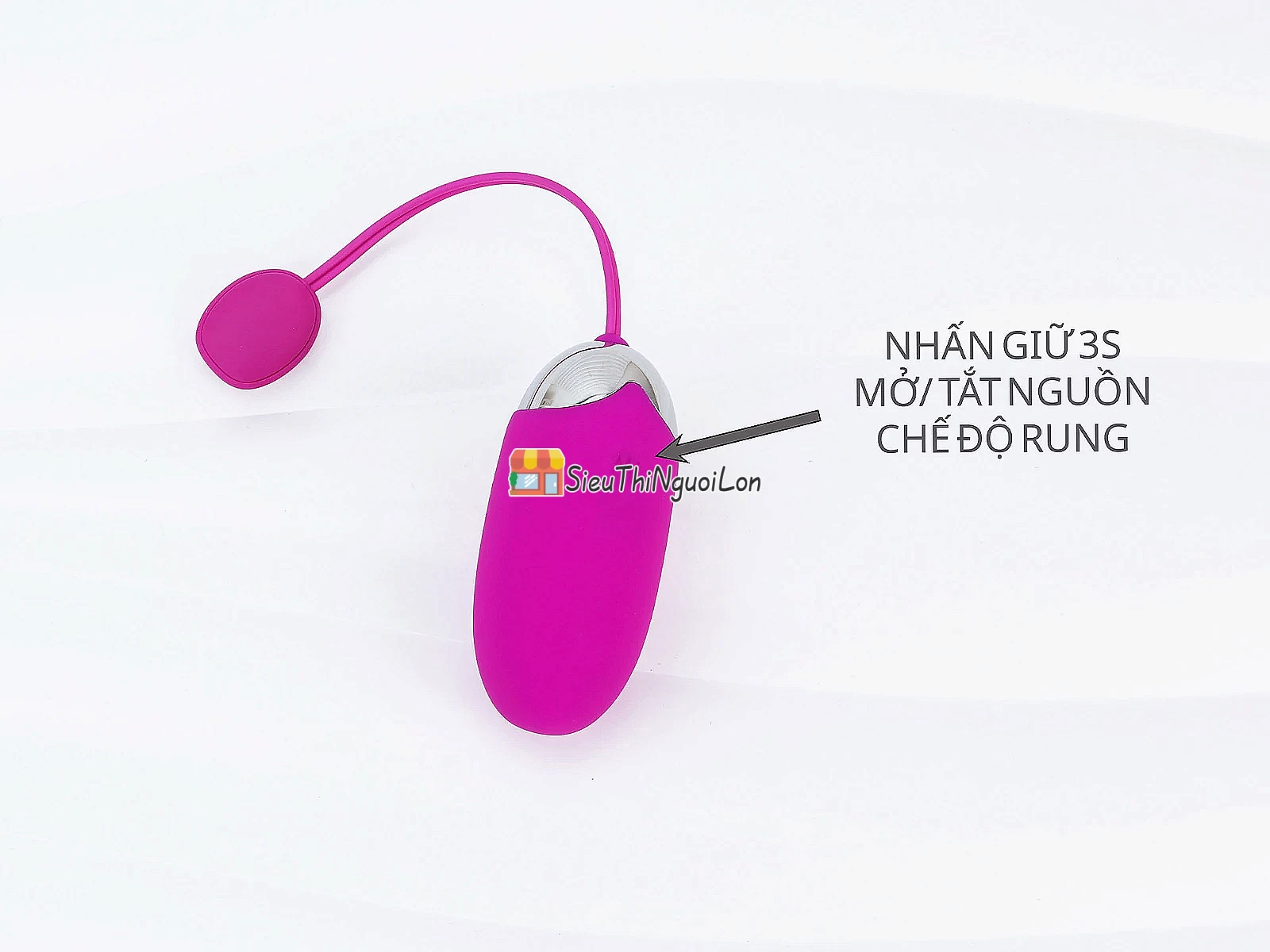 Trứng rung Pretty Love Abner – cực mạnh, chỉnh qua smartphone