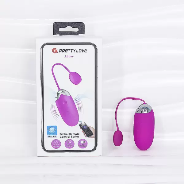 Trứng rung Pretty Love Abner – cực mạnh remote