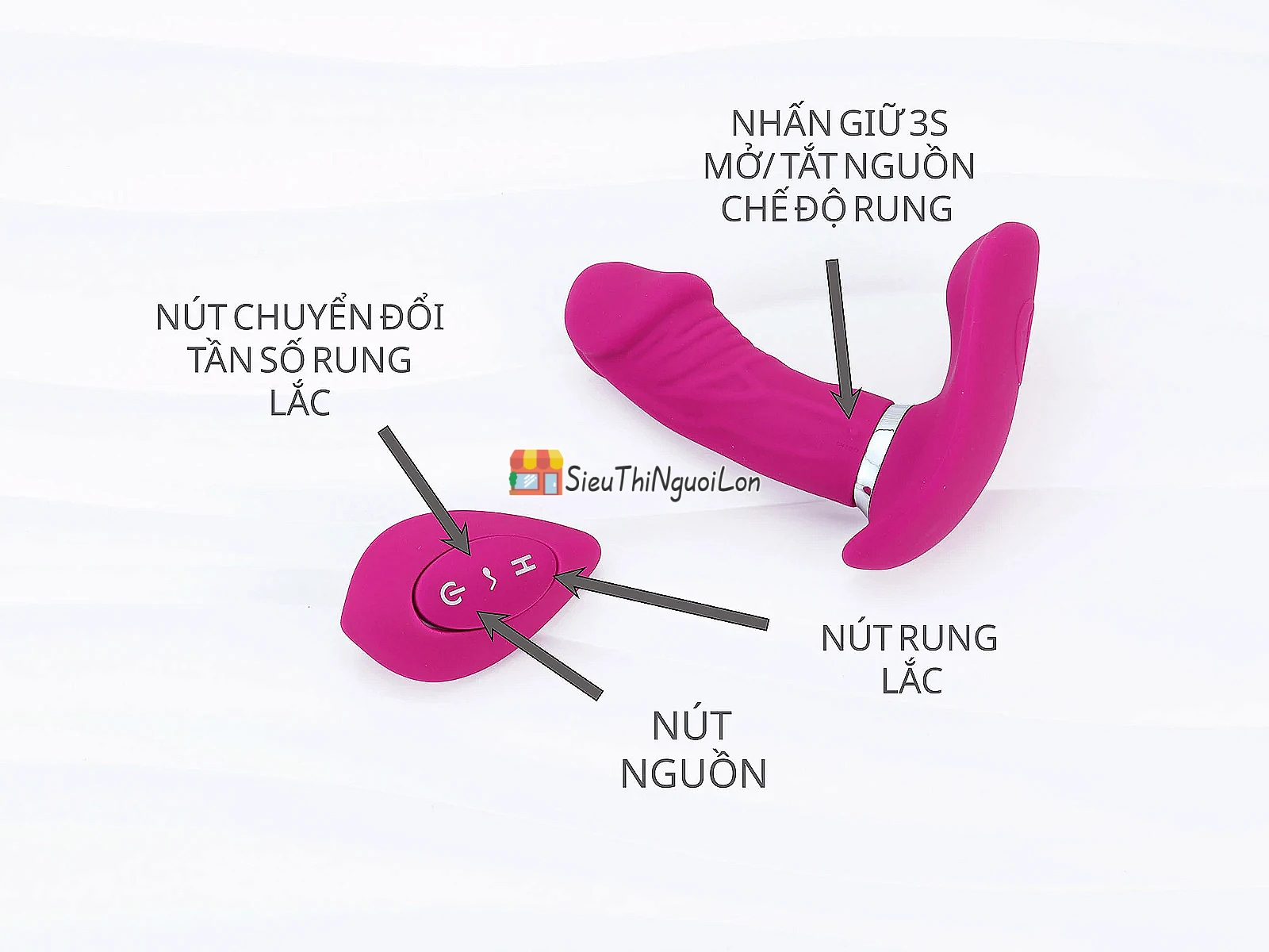 Dương vật giả trứng rung đa năng Fanala rung ngoáy