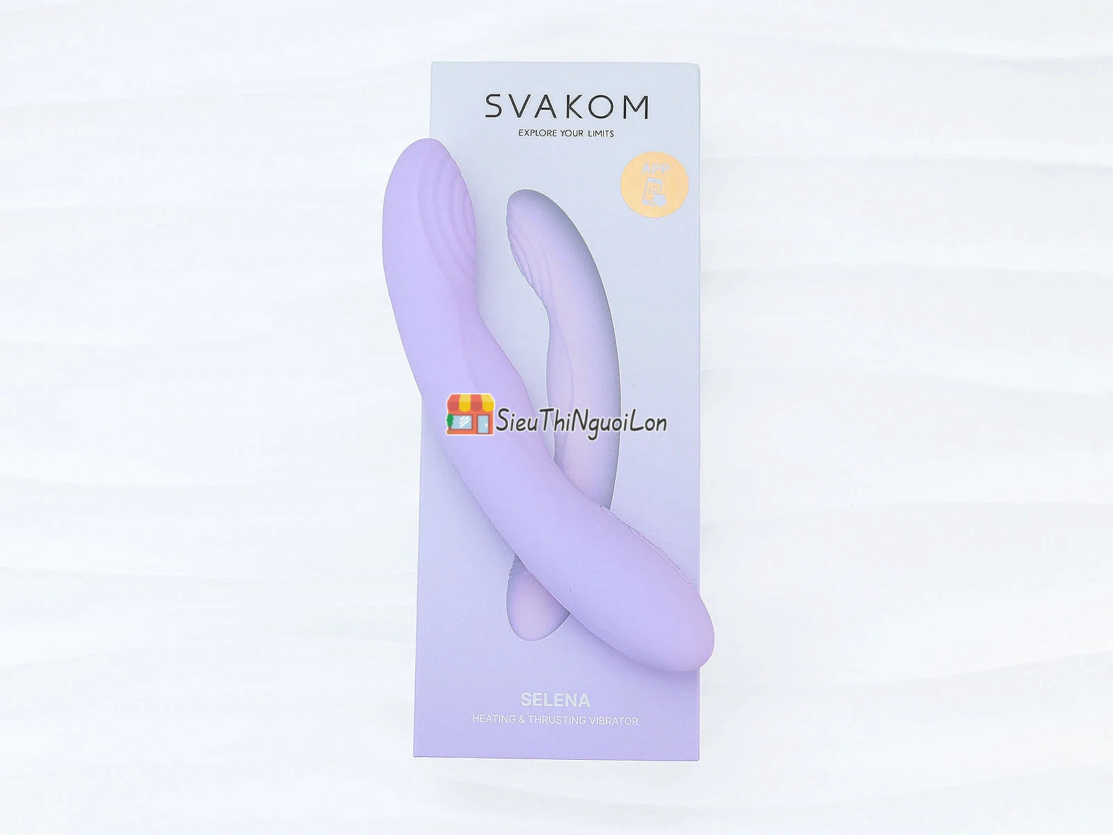 Máy massage SVAKOM Selena – rung thụt, sưởi ấm, chỉnh App