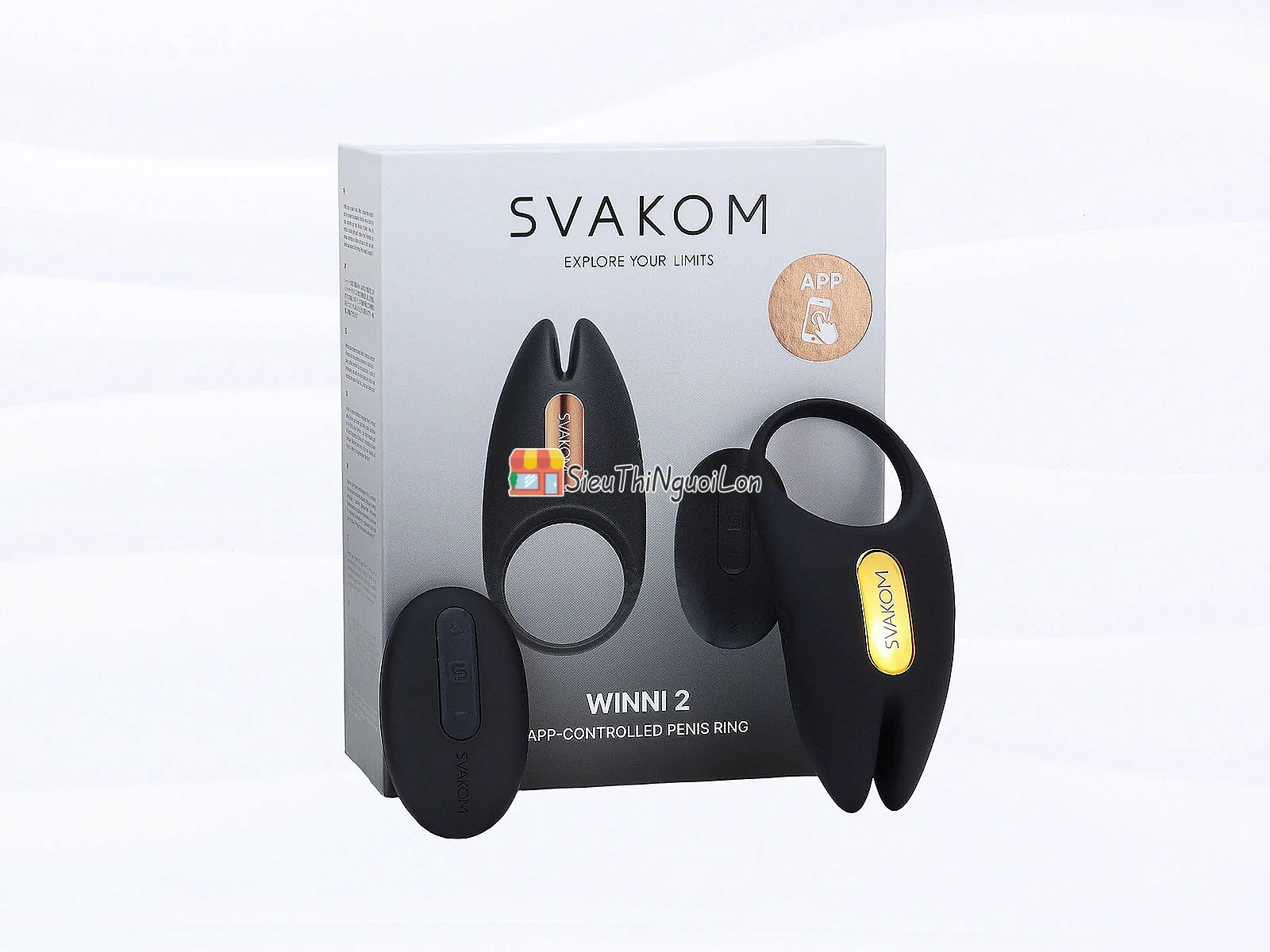 Vòng rung dương vật Svakom Winni 2 – remote và app điều khiển