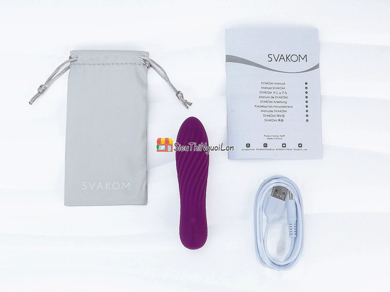 Svakom Tulip Trứng massage mạnh, nhỏ gọn, quyến rũ