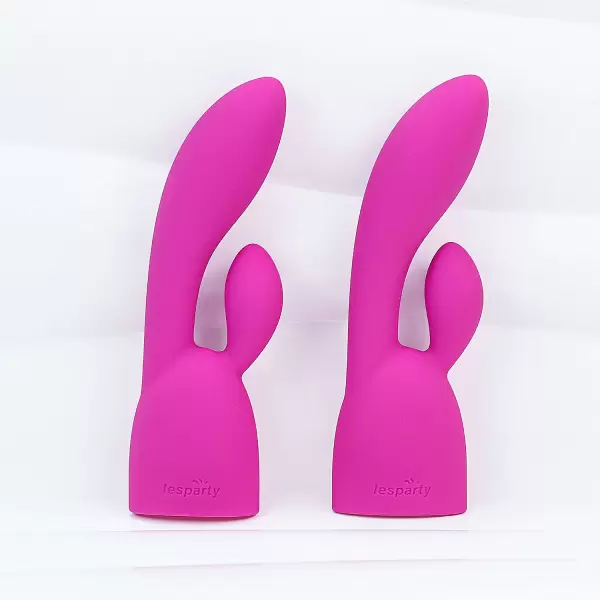 Đầu phụ silicon 2 nhánh – gắn máy massage AV wand