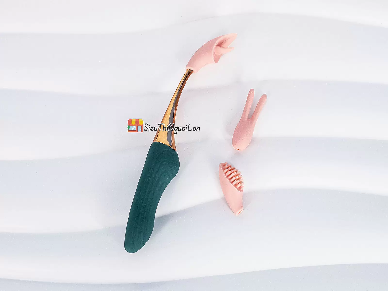 Máy massage điểm G 3 đầu pin tích hợp nhỏ gọn
