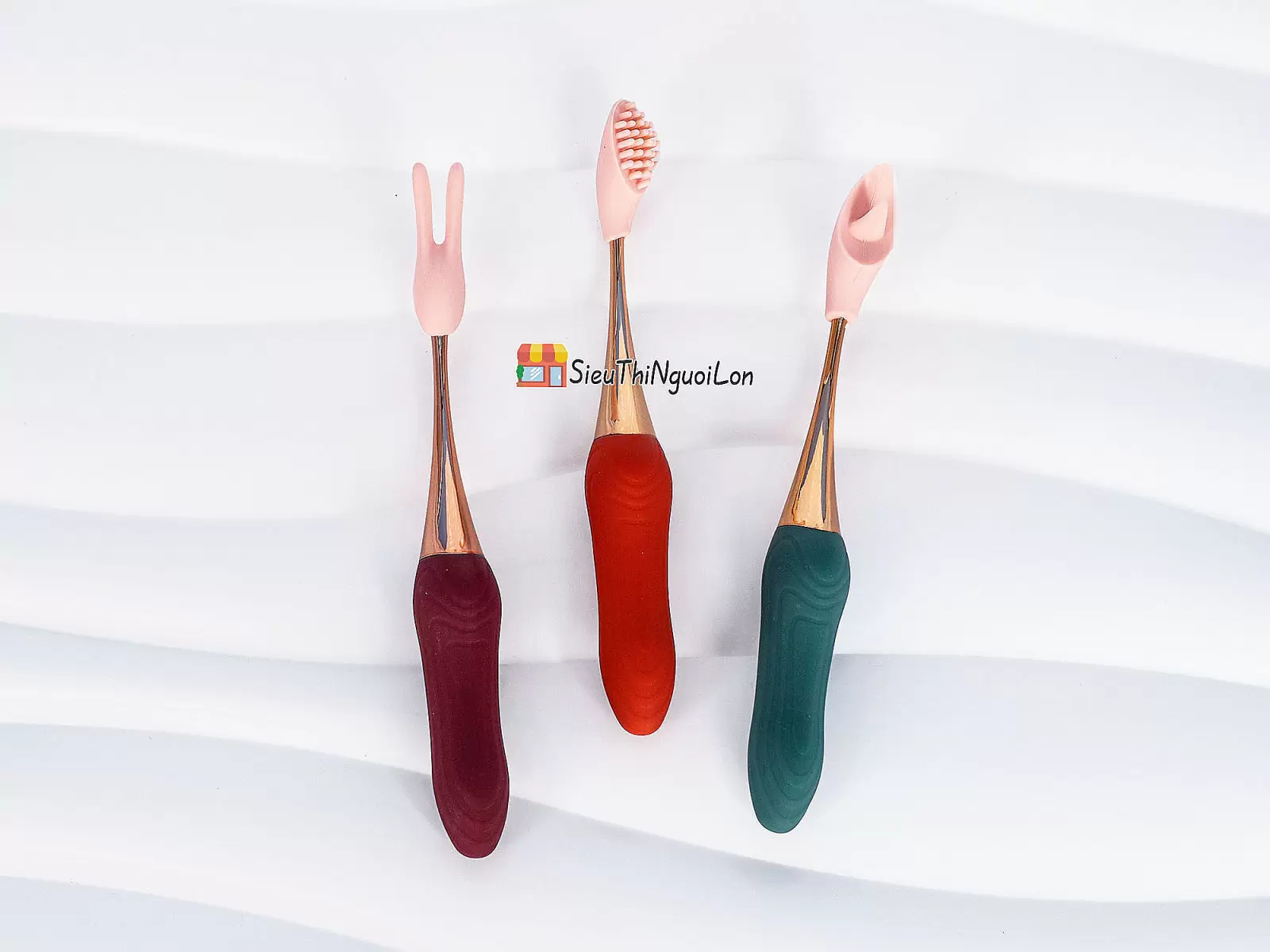 Máy massage điểm G 3 đầu pin tích hợp nhỏ gọn