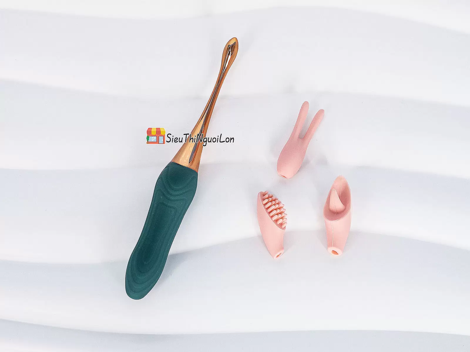 Máy massage điểm G 3 đầu pin tích hợp nhỏ gọn