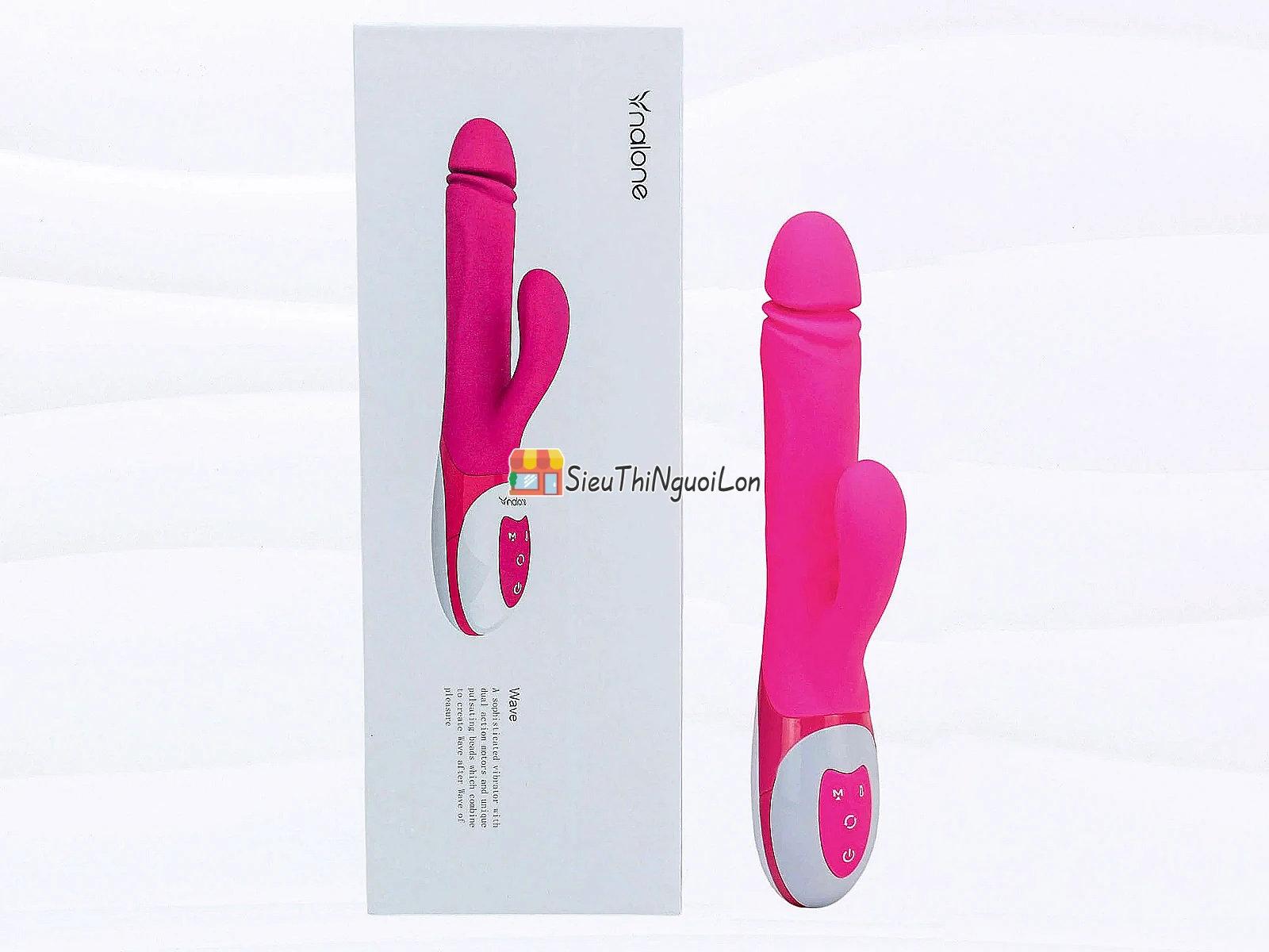 Cu giả Nalone Wave sưởi + bi rung – cao cấp pin sạc