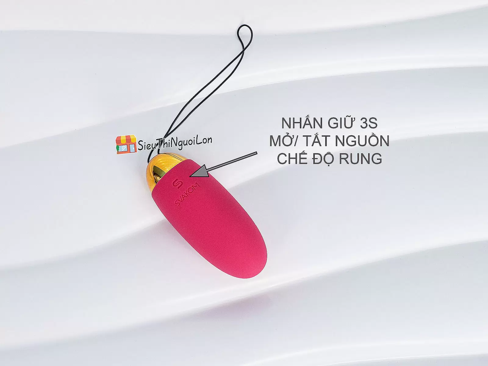 Trứng rung tình yêu Svakom ELVA pin sạc nhập khẩu USA