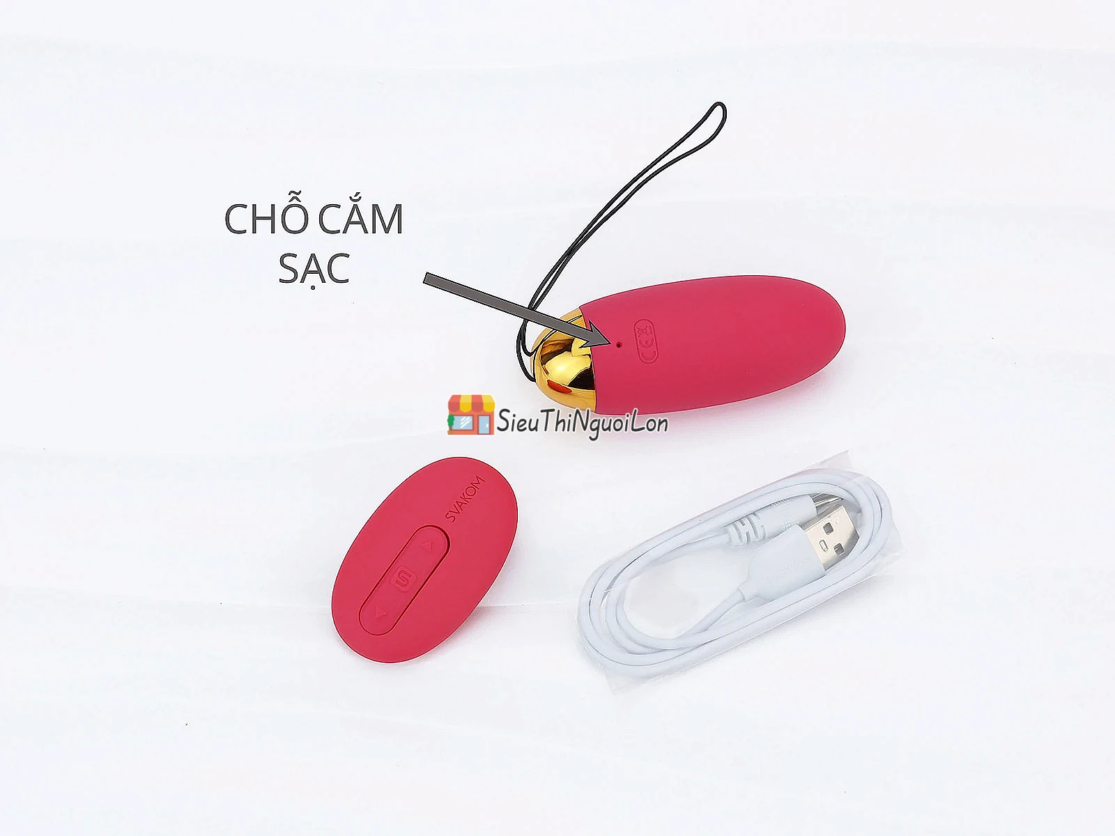 Trứng rung Svakom ELVA – pin sạc, remote, nhập khẩu USA