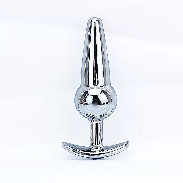 Plug hậu môn inox 1 khấc K1H67 – size lớn smooth