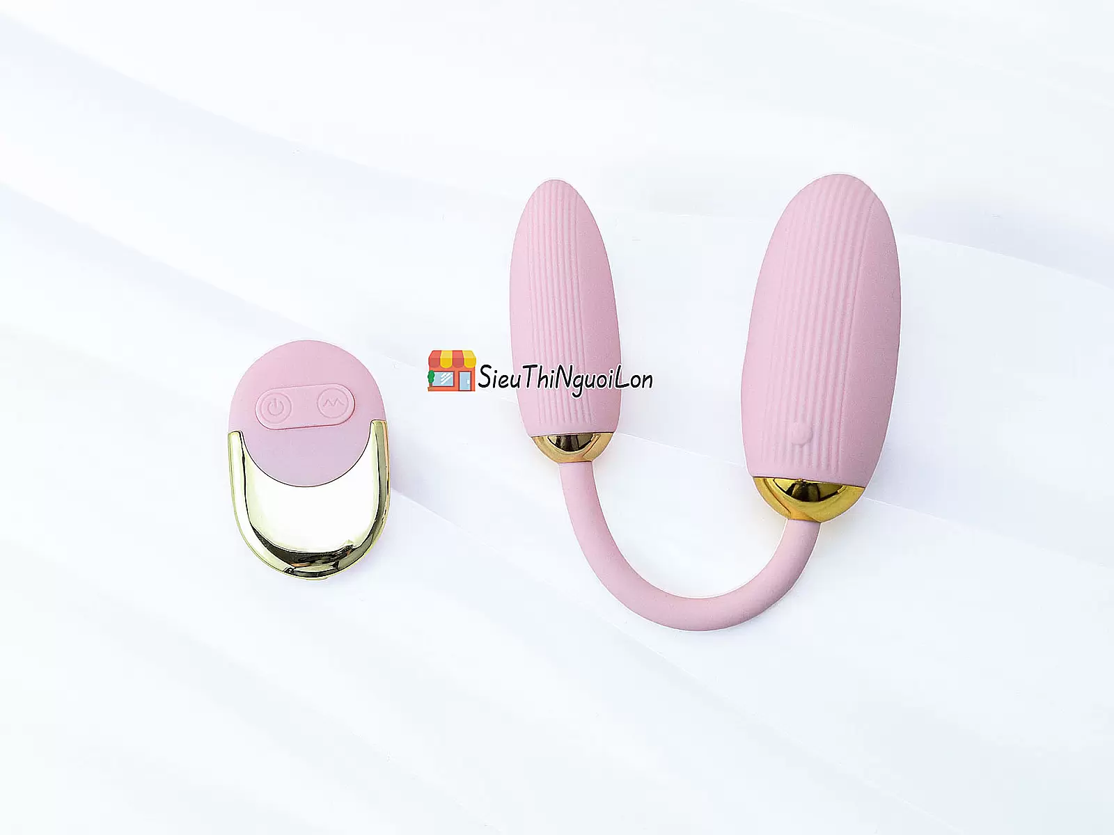 Trứng massage 2 đầu Ankni remote điều khiển