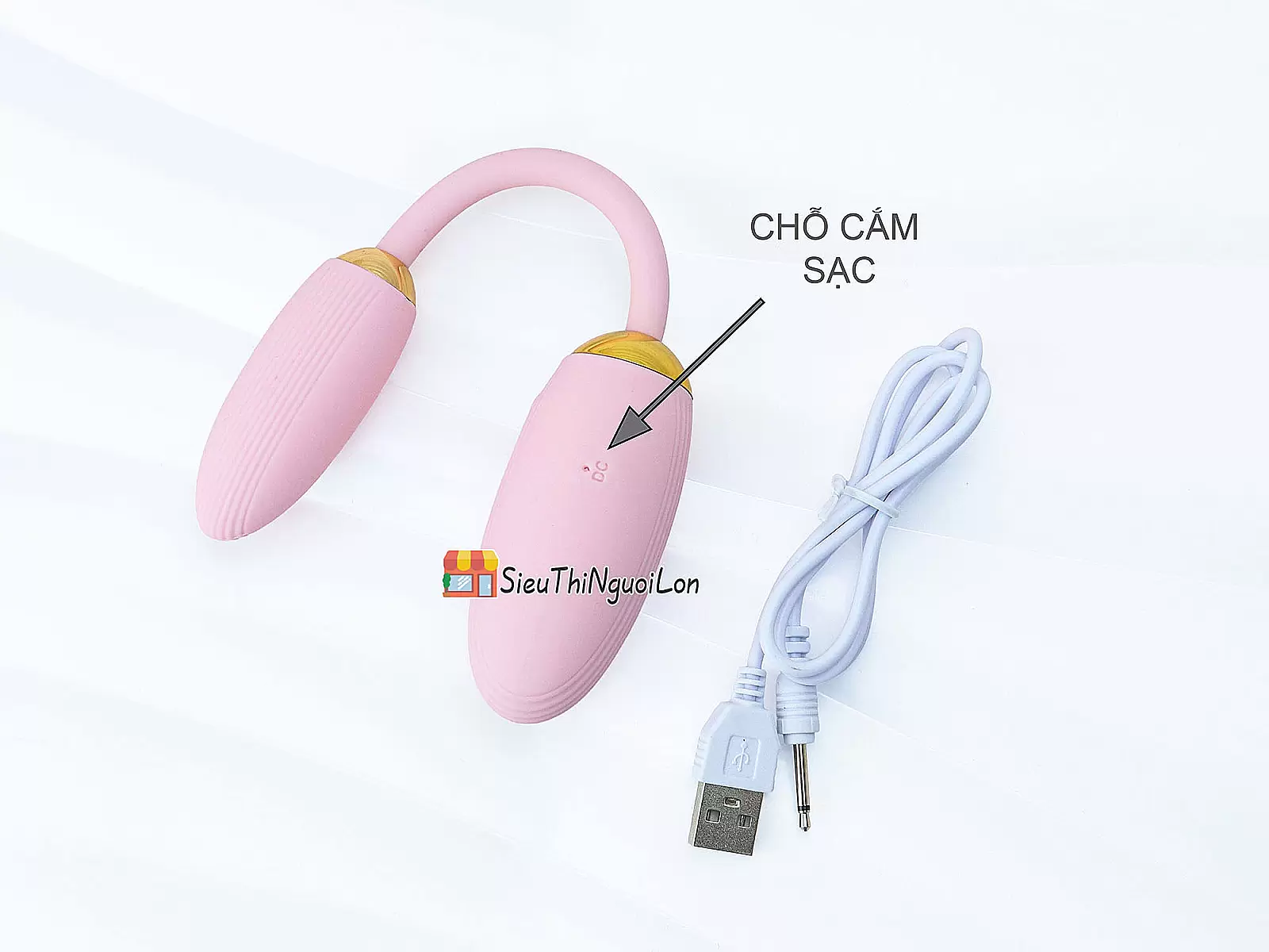 Trứng massage 2 đầu Ankni remote điều khiển