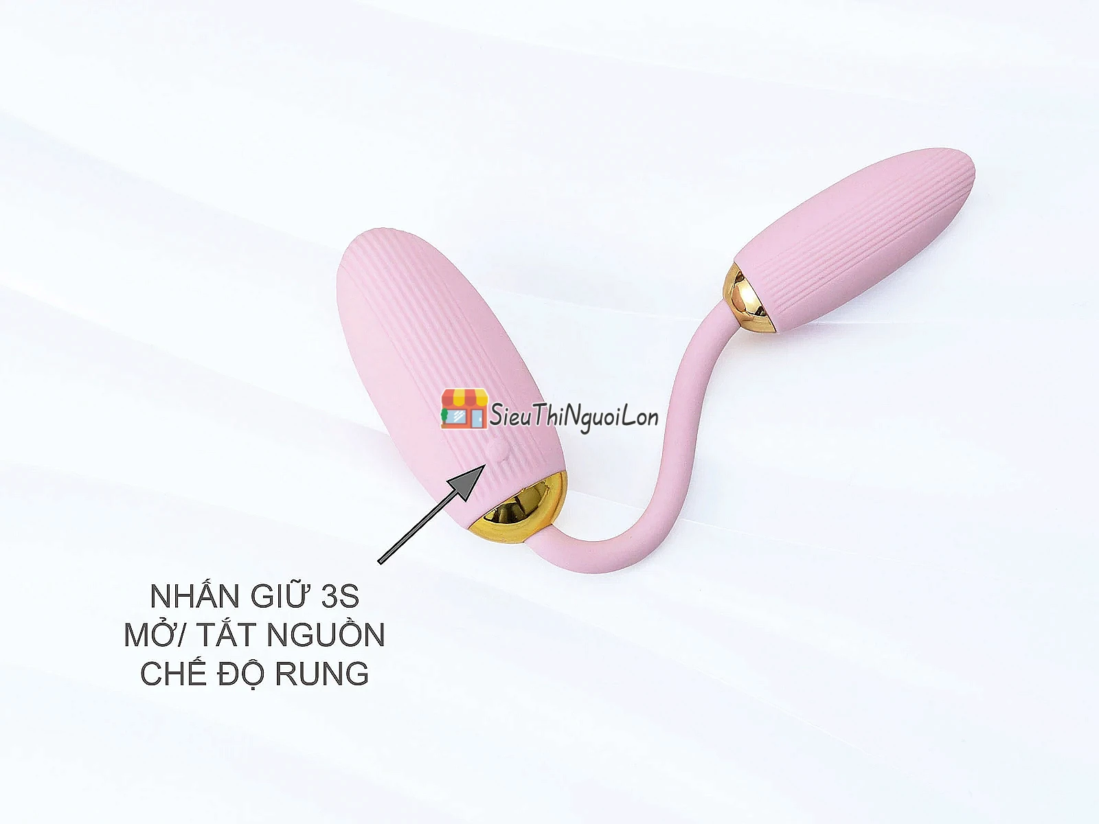 Trứng rung 2 đầu Ankni – kèm remote điều khiển từ xa