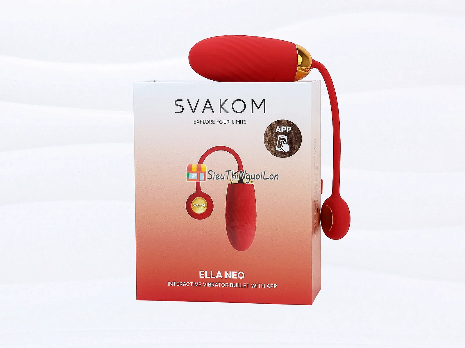 Trứng massage tình yêu Svakom Ella Neo điều khiển Smartphone