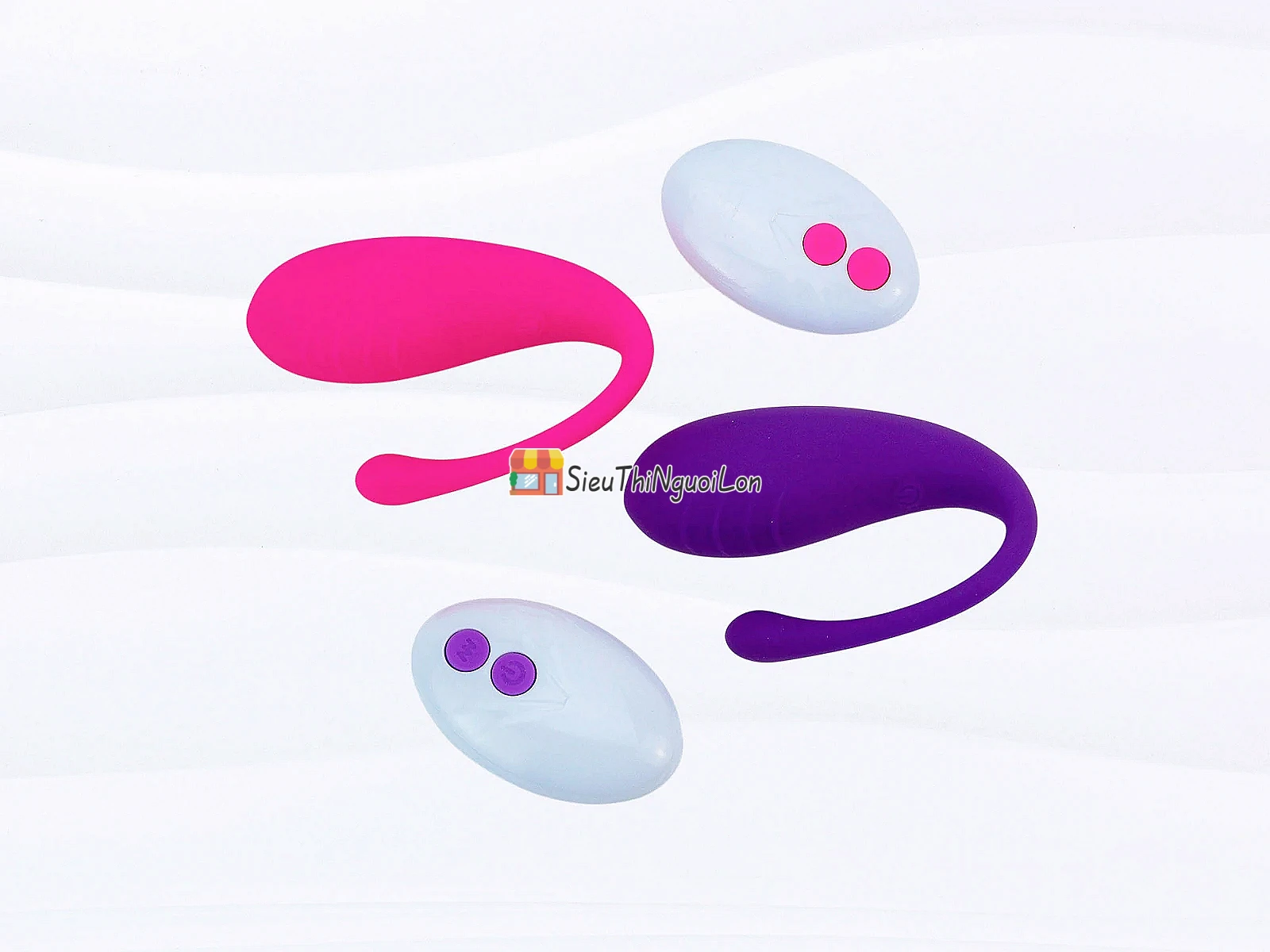 Trứng massage tình yêu tinh trùng pin tích hợp remote điều khiển
