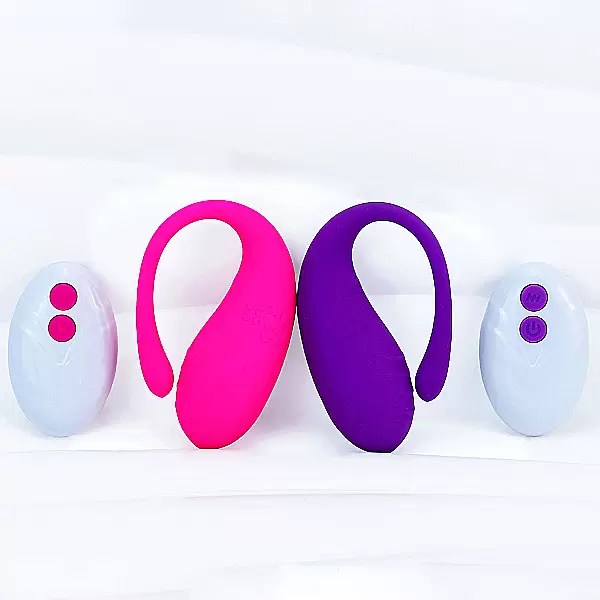 Trứng rung tinh trùng remote – pin sạc silicon cute