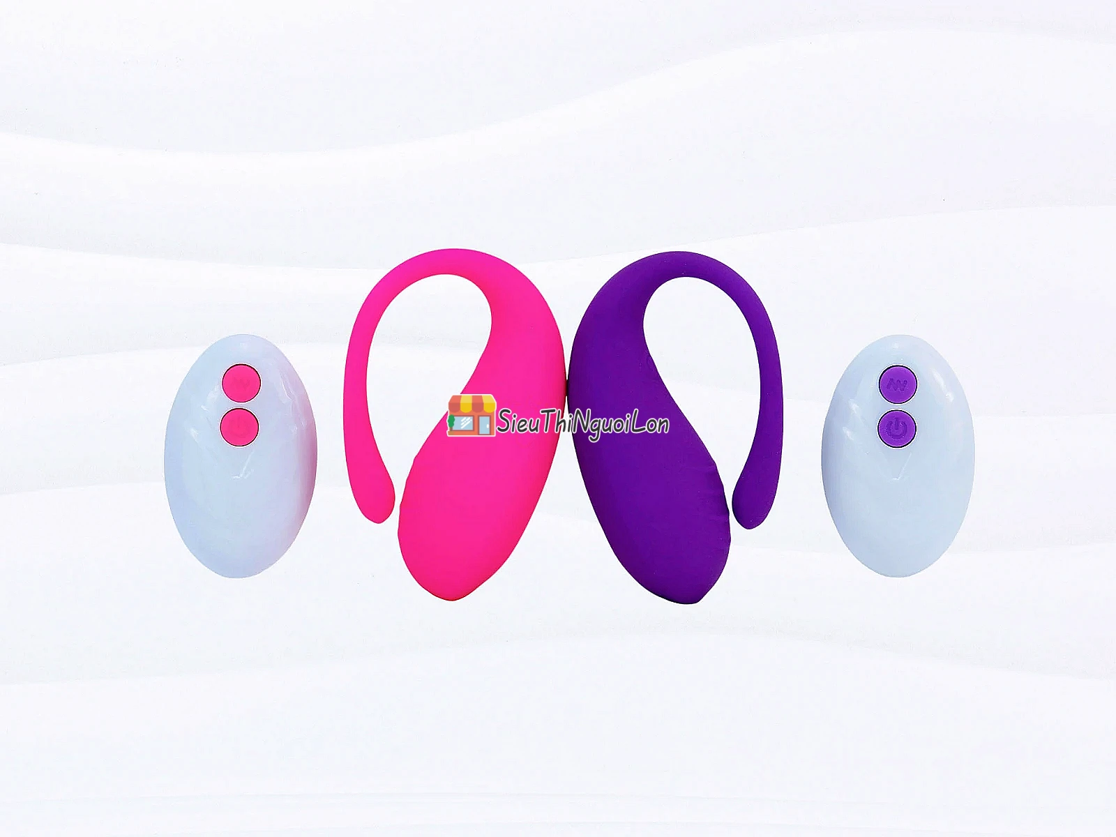 Trứng rung tinh trùng remote – pin sạc silicon cute