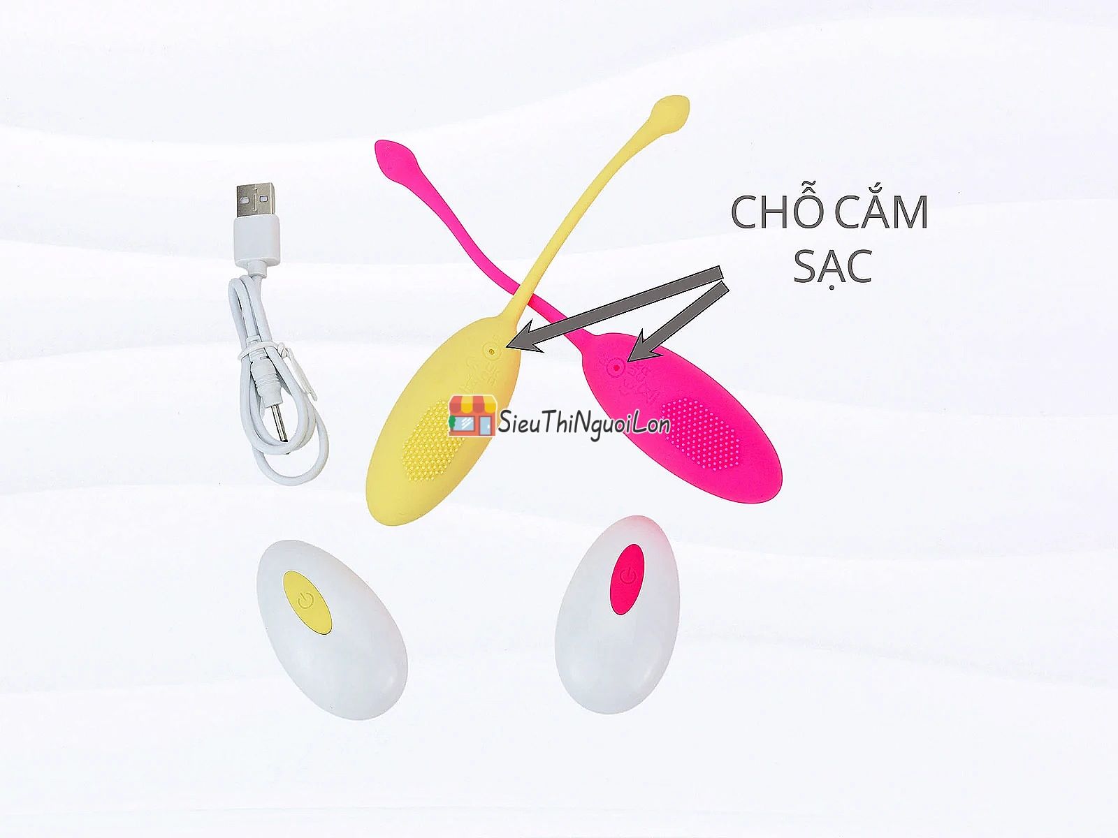Trứng massage tinh trùng remote điều khiển