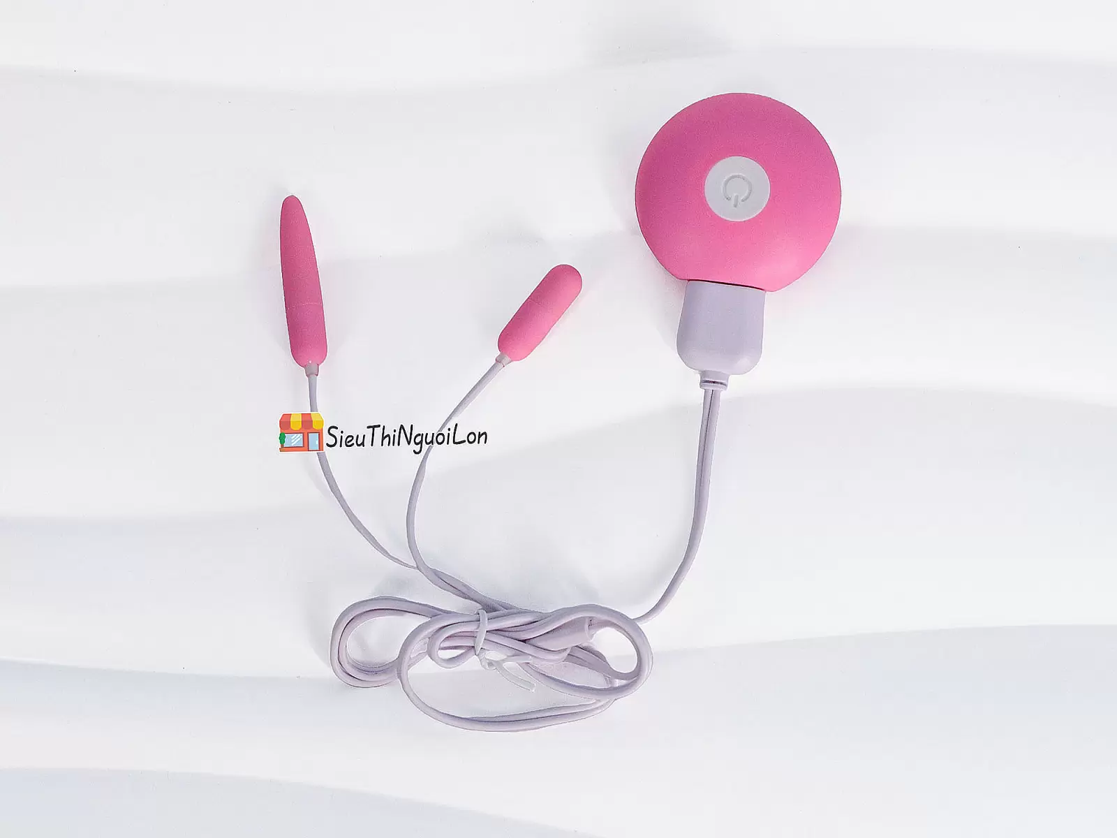 Trứng rung tình yêu 2 đầu siêu nhỏ pin tích hợp