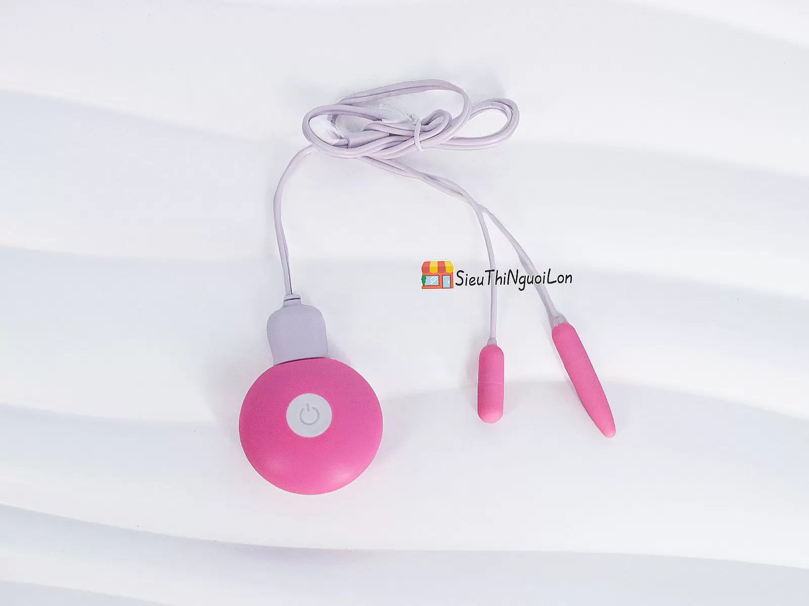 Trứng rung tình yêu 2 đầu siêu nhỏ pin tích hợp
