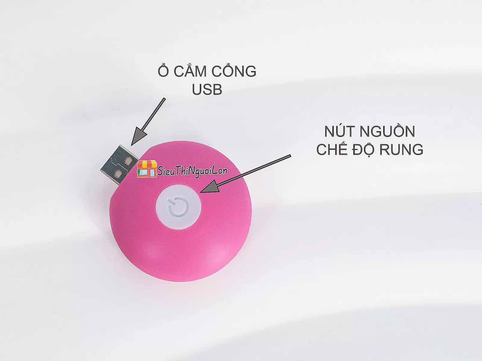 Trứng rung tình yêu 2 đầu siêu nhỏ pin tích hợp