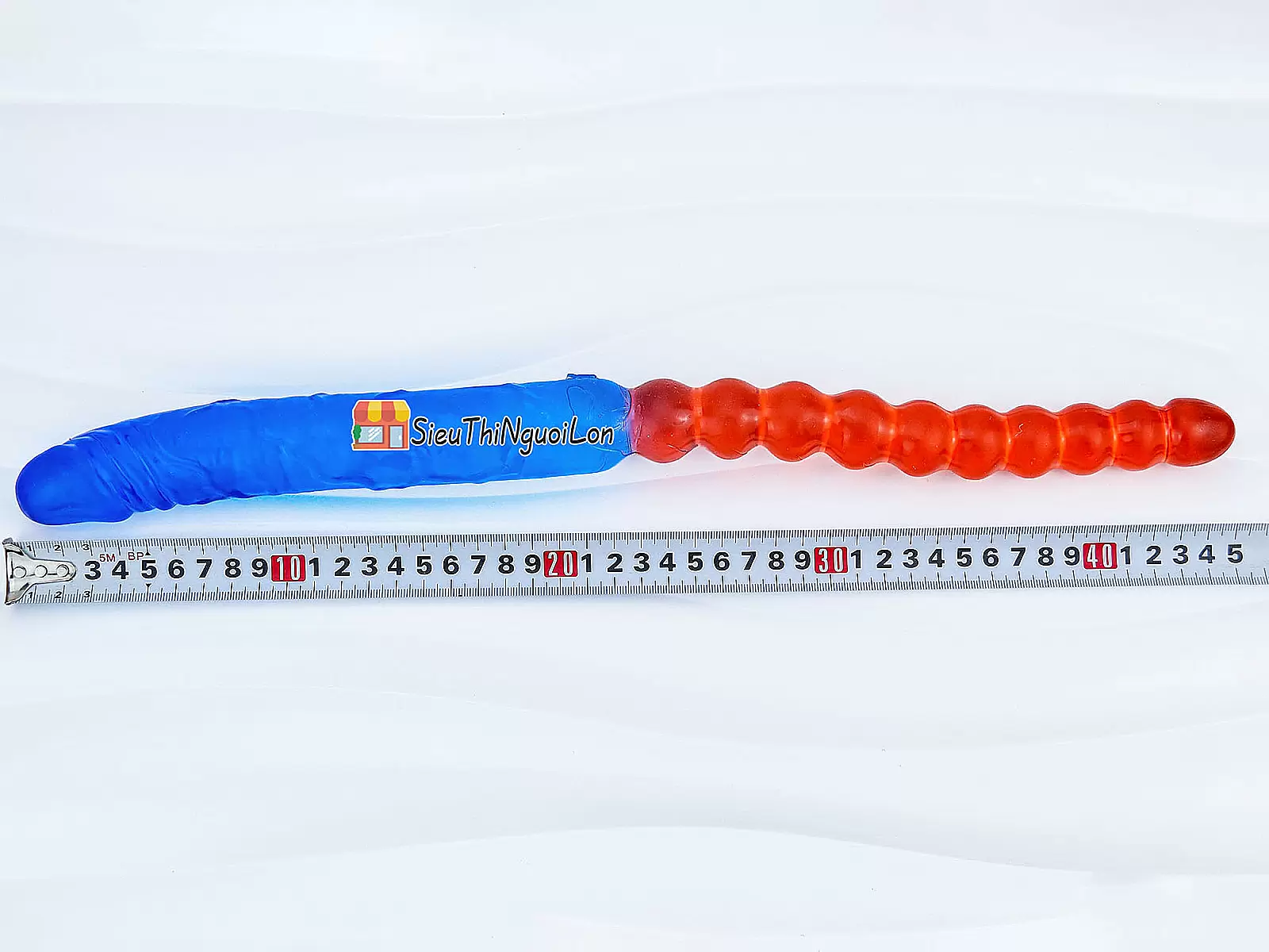 Dương vật giả 2 đầu dương vật và kích hậu xanh đỏ