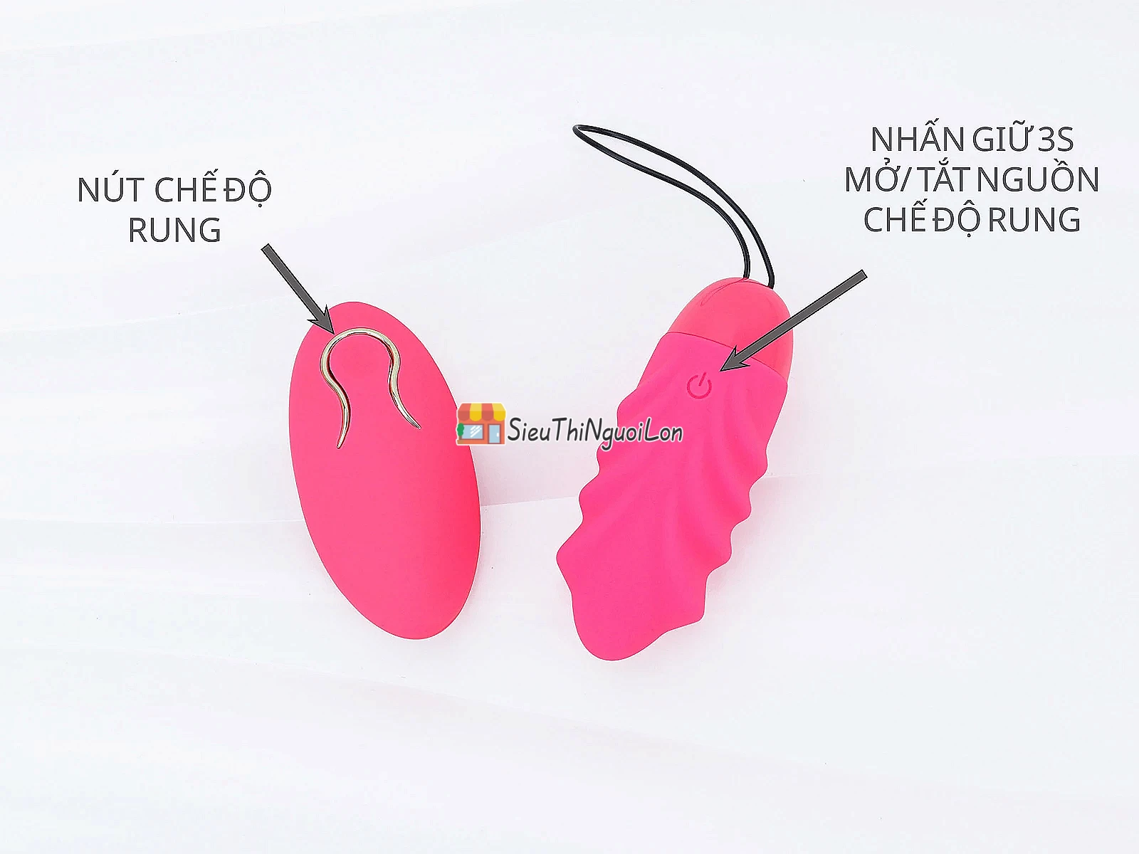 Trứng massage tình yêu không dây Yeain Sakura pin tích hợp