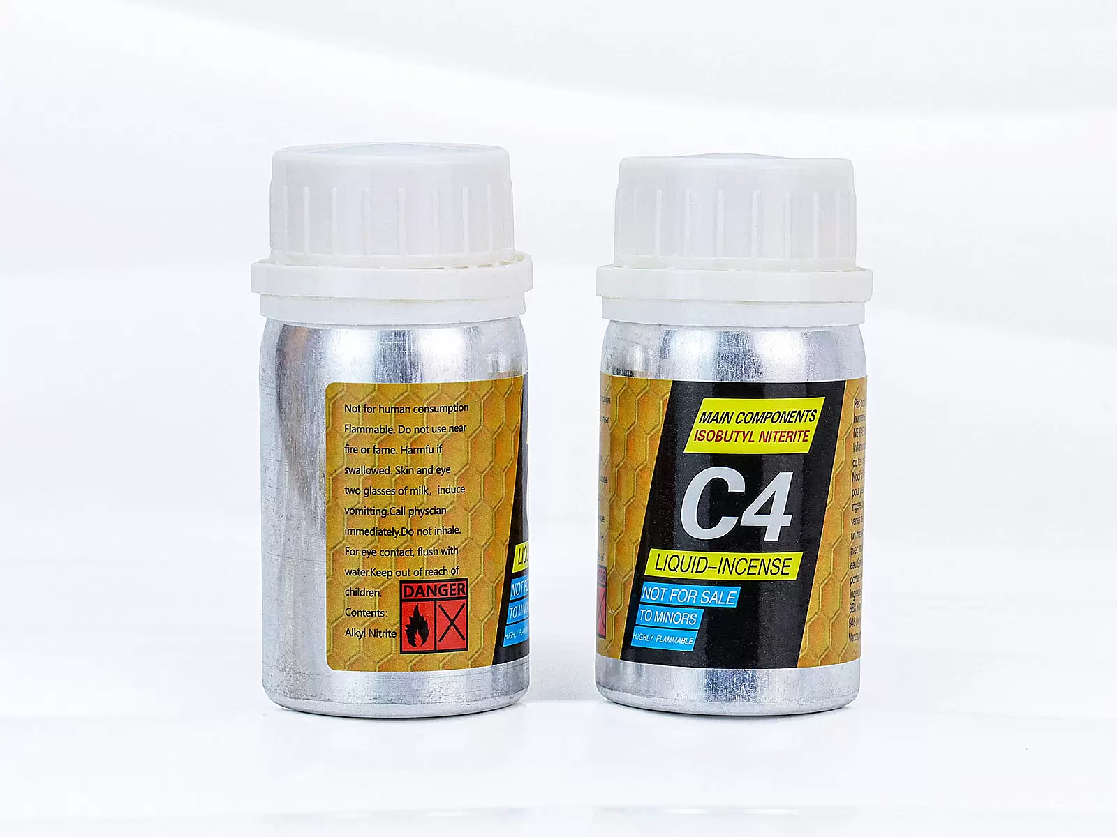 Popper C4 Liquid Incense viên khô – hương đỏ tiện mang