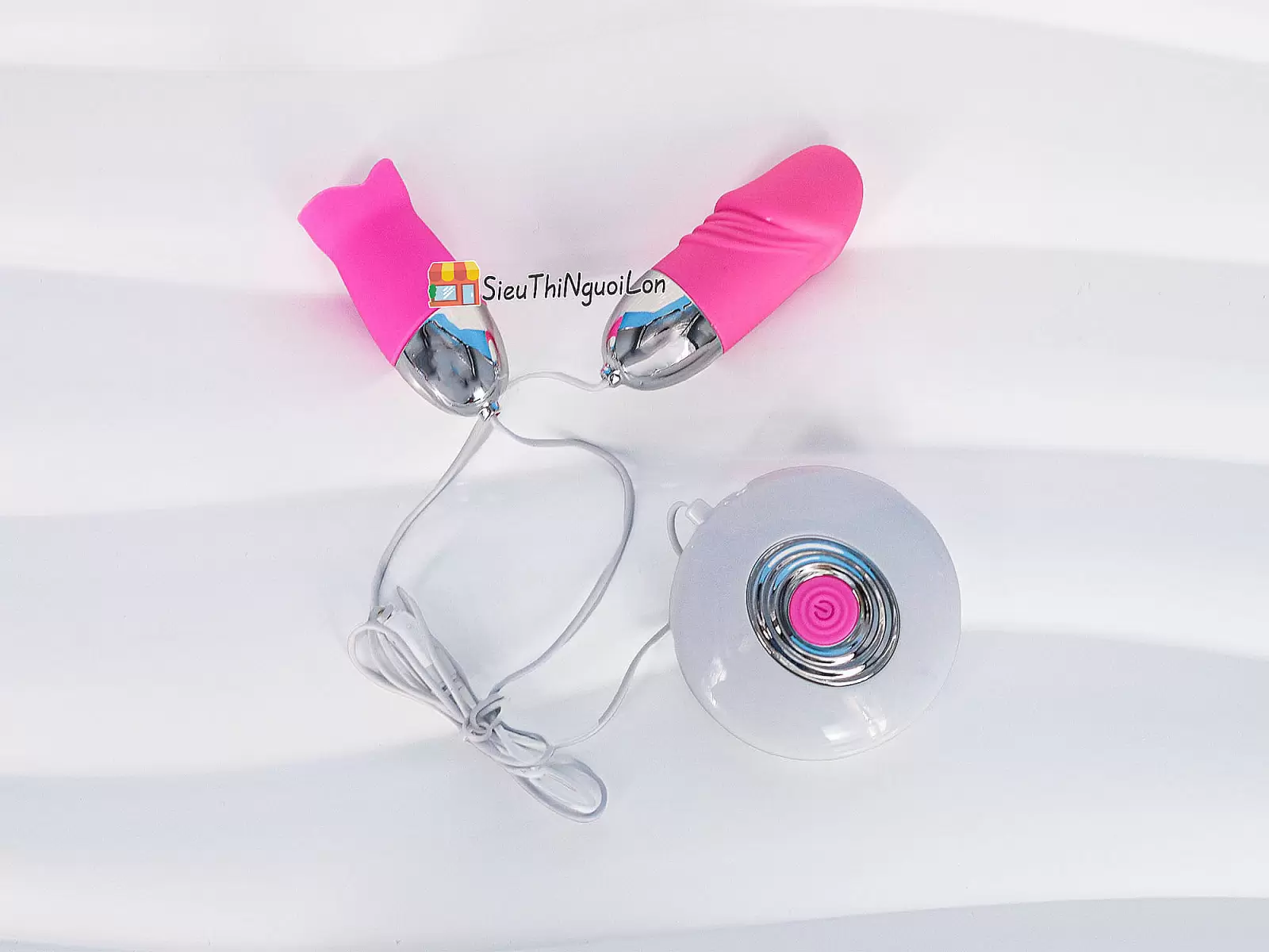 Trứng rung tình yêu mini 2 đầu Vibrating