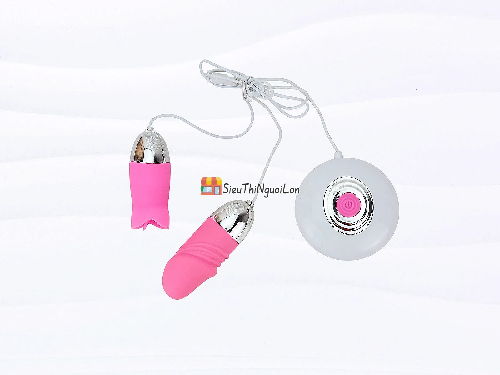 Trứng massage tình yêu mini 2 đầu Vibrating