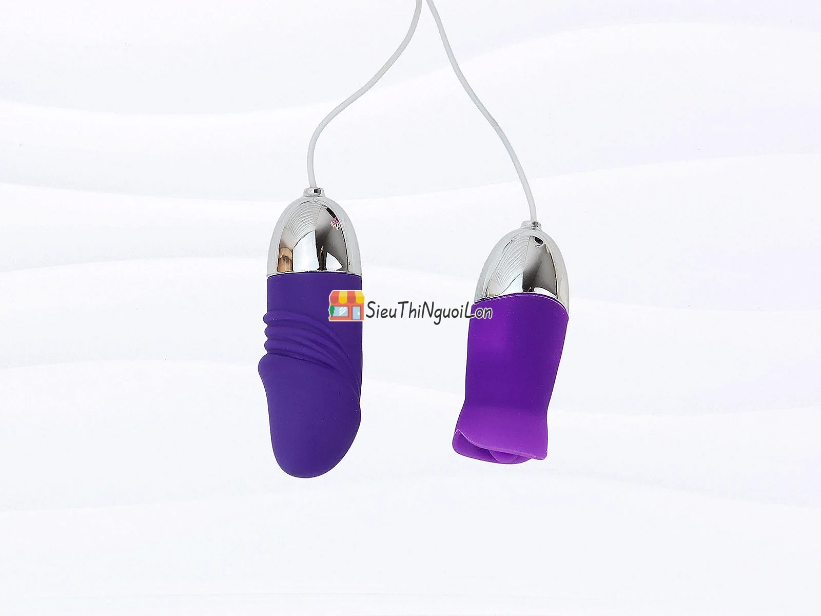 Trứng massage tình yêu mini 2 đầu Vibrating