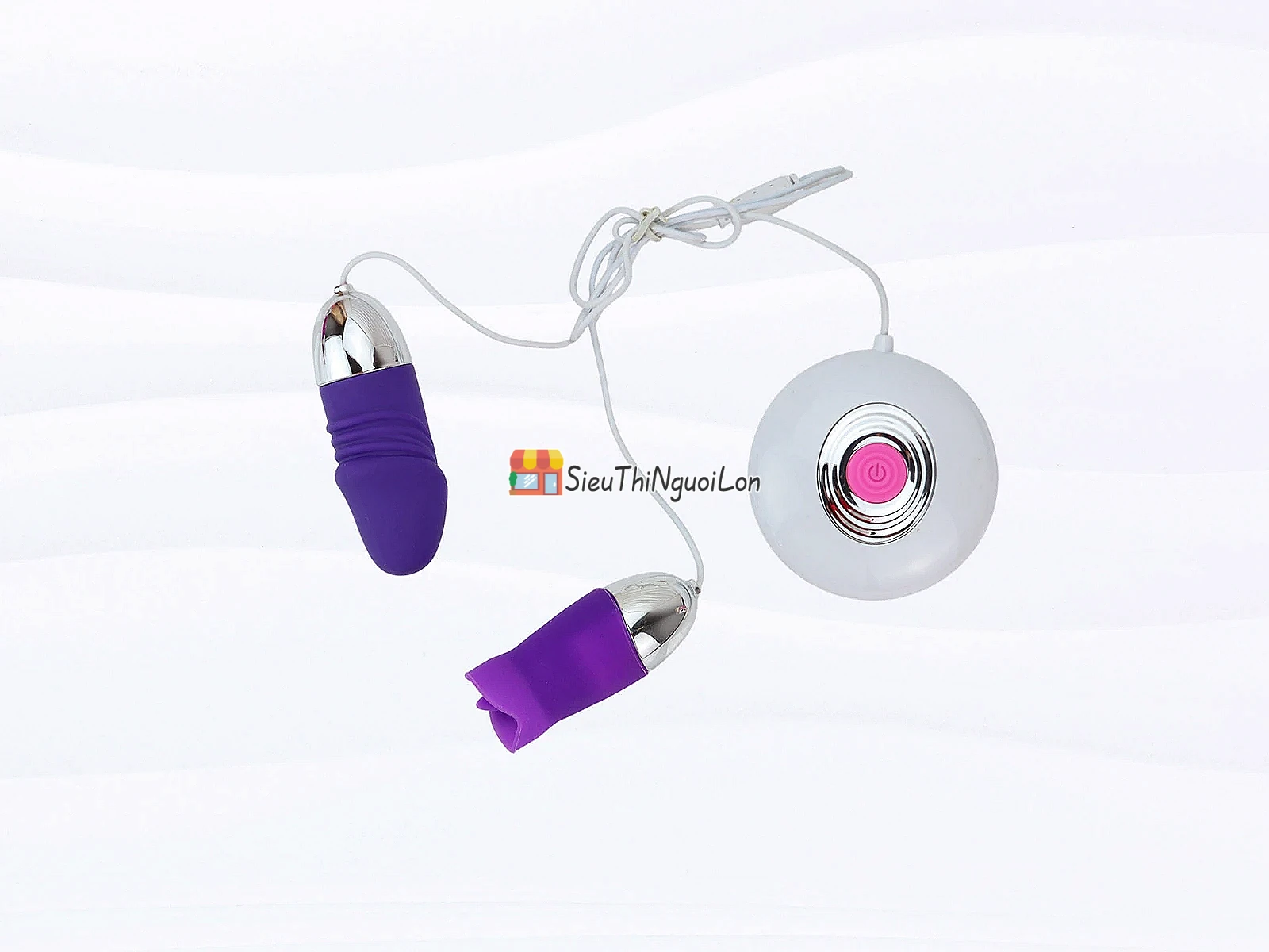 Trứng massage tình yêu mini 2 đầu Vibrating