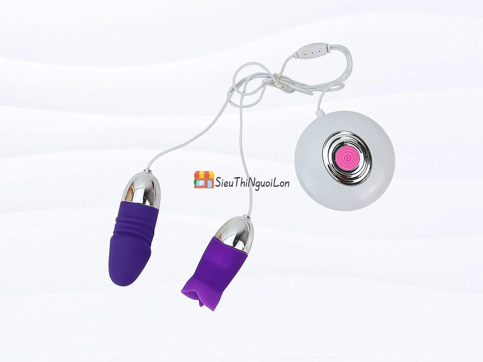 Trứng massage tình yêu mini 2 đầu Vibrating