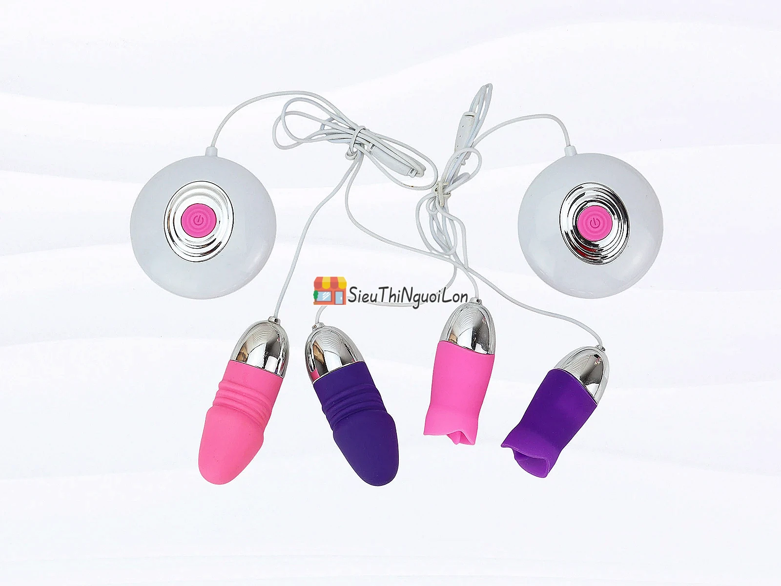 Trứng massage tình yêu mini 2 đầu Vibrating