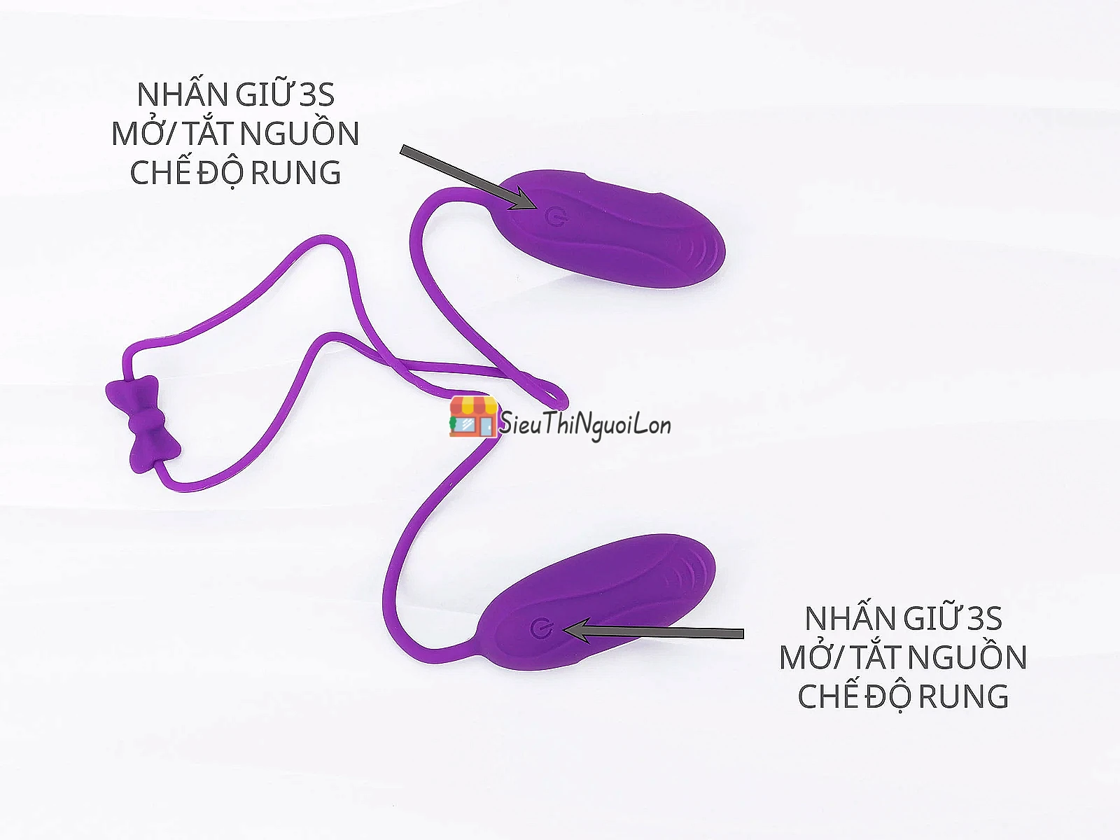Trứng rung Aphojoy 2 đầu – pin sạc, 7 chế độ rung mạnh