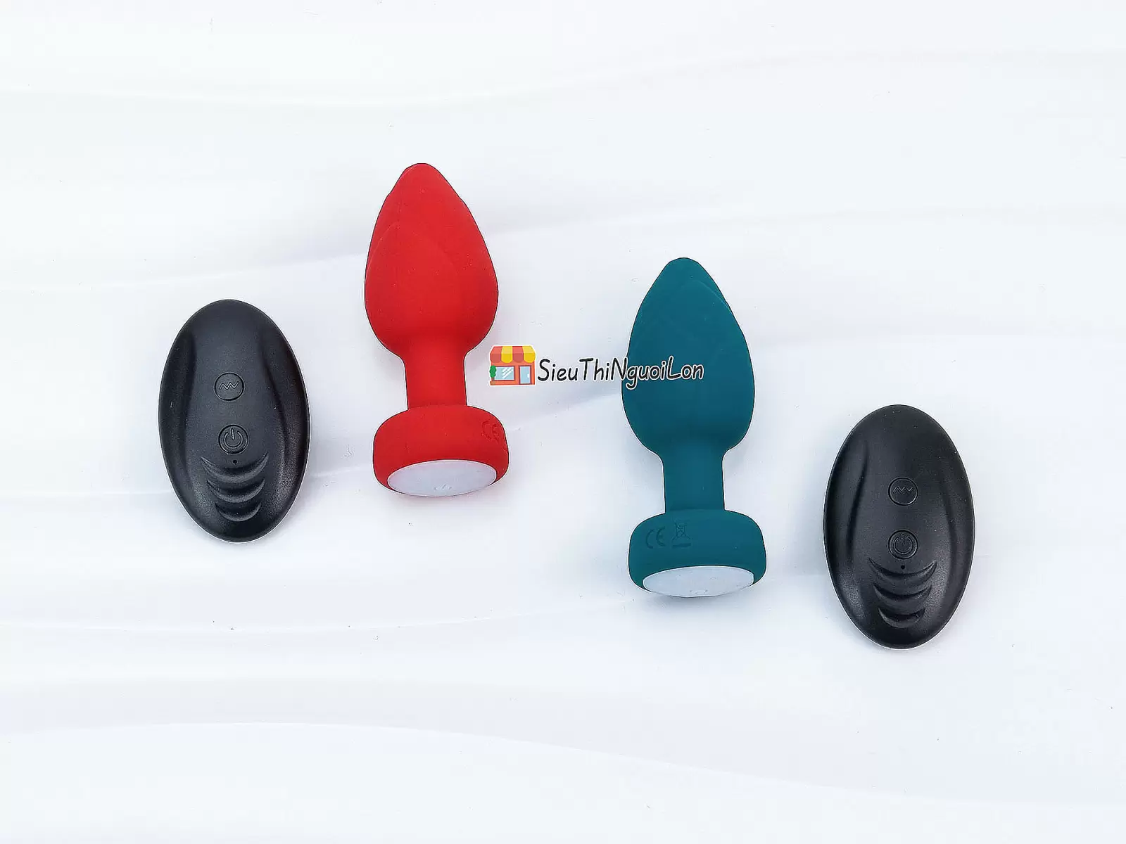 Đồ chơi kích thích hậu môn rung phát sáng kèm điều khiển từ xa